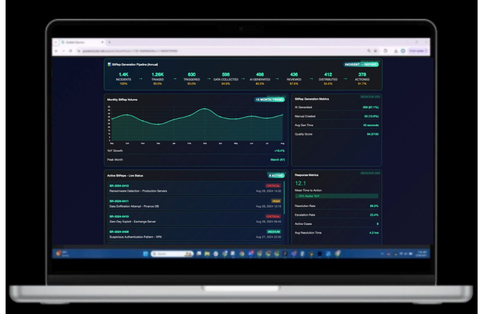 Macbook Pro with Beacon Dash Black Bkgd